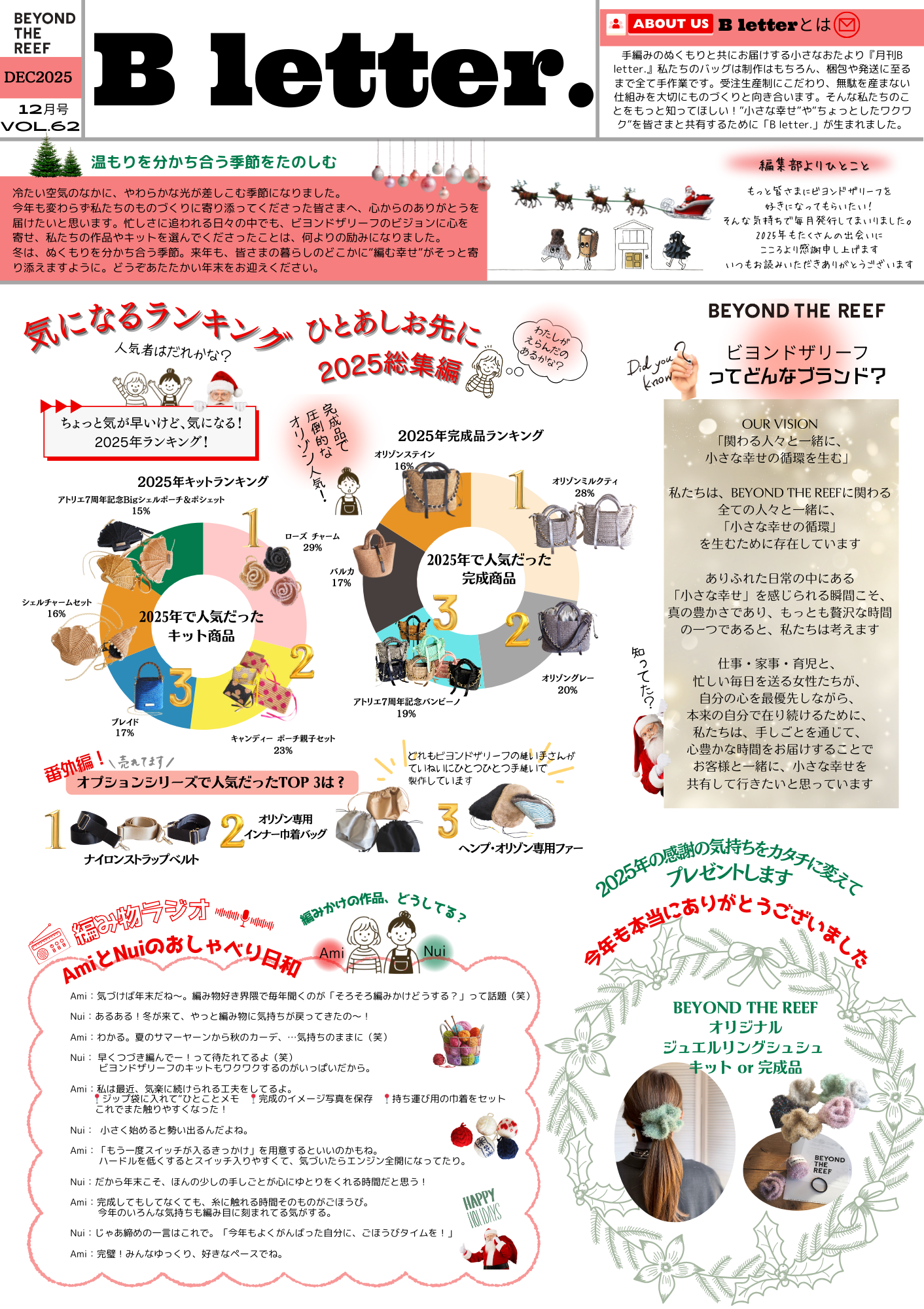 B letter. 12月号2025年
