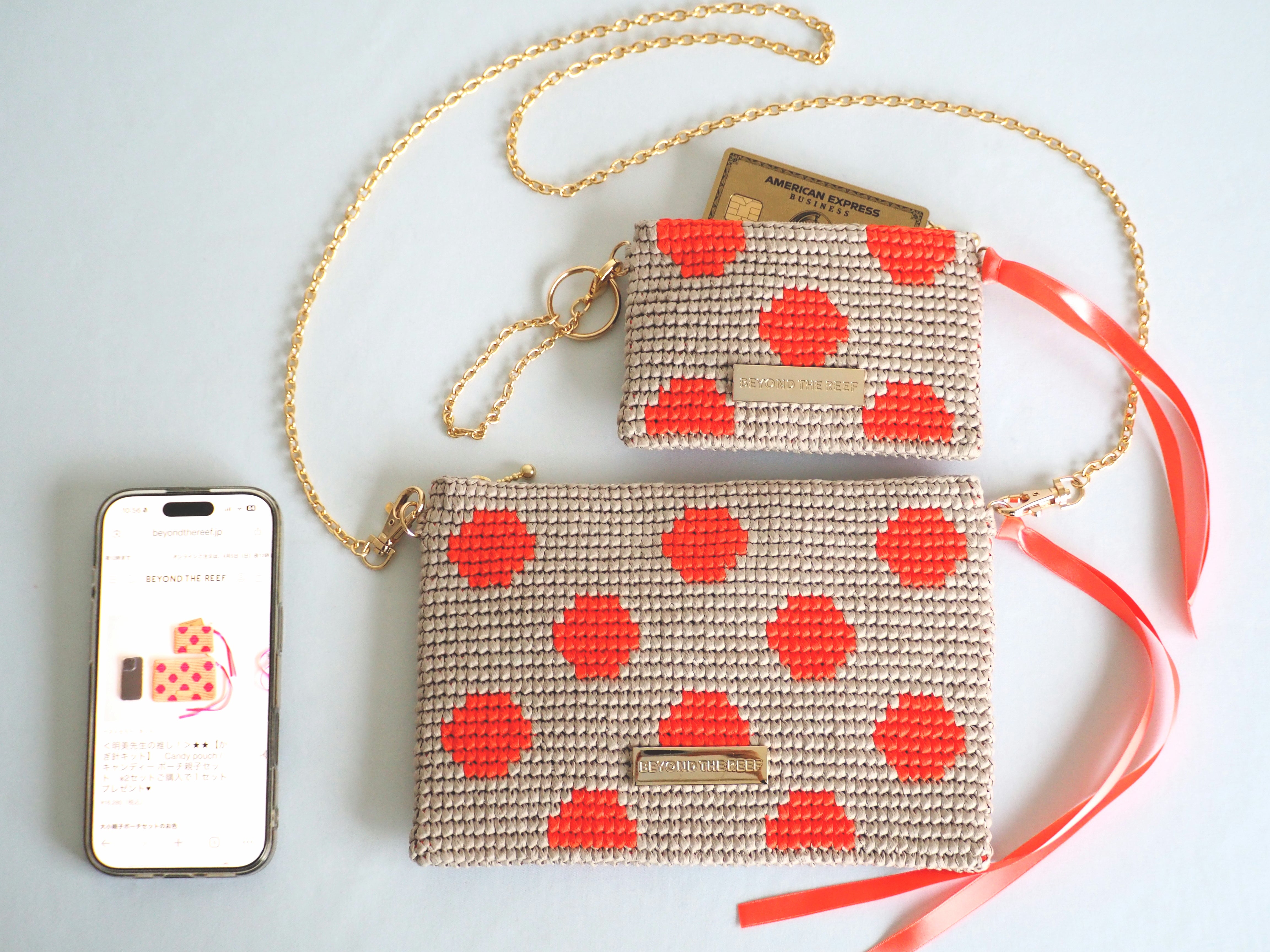 新色 Candy pouch / キャンディー ポーチ親子セット – BEYOND THE REEF