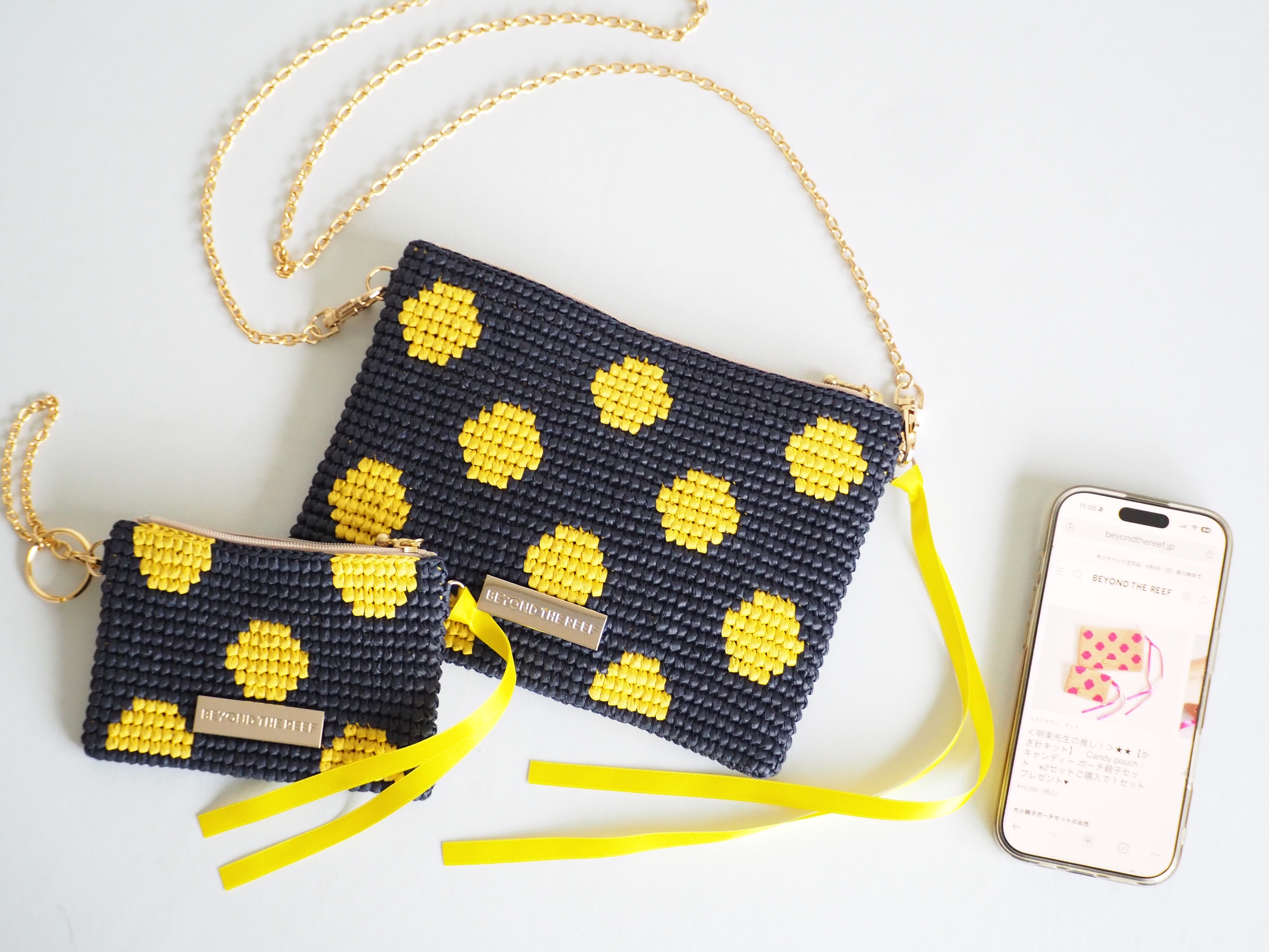 新色 Candy pouch / キャンディー ポーチ親子セット – BEYOND THE REEF