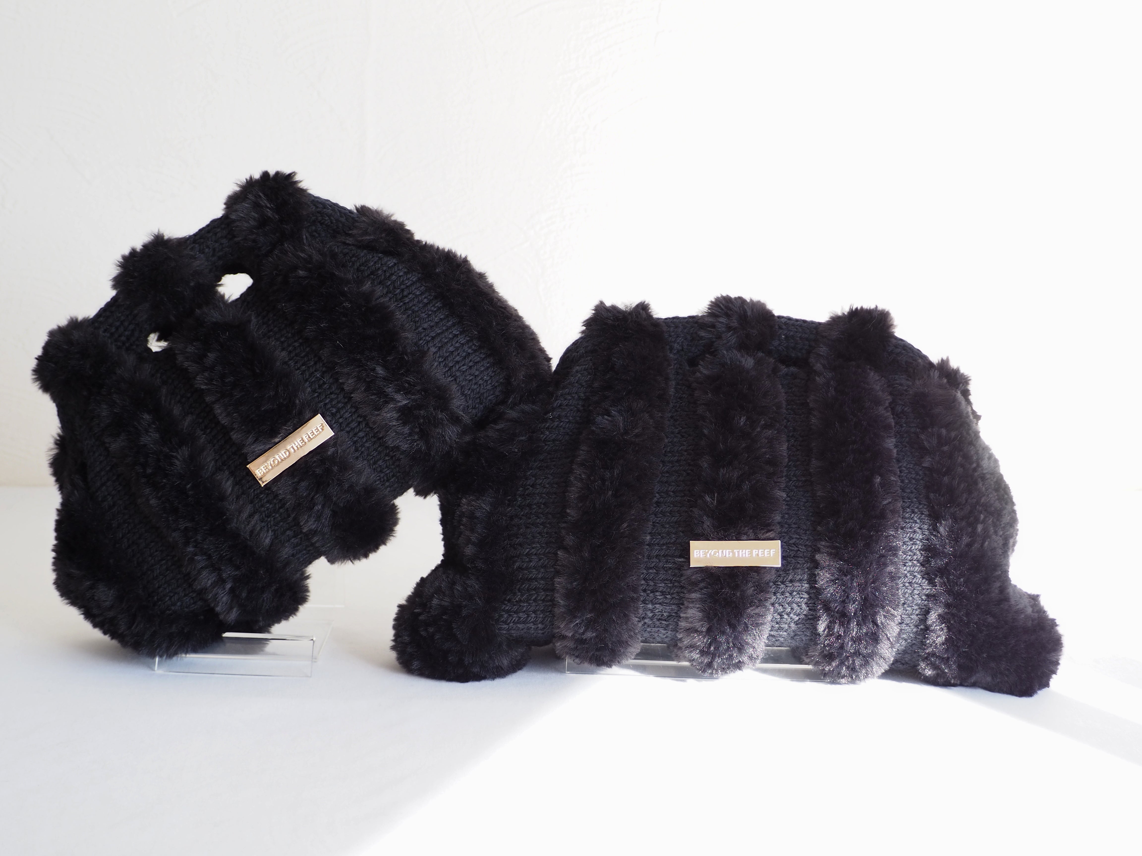 【匿名配送】 ボシュプルメット 動物柄 ノースリーブ オールインワン 黒 モード オーバーサイズドローコード比翼ブルゾン MONO-MART│MONO-MART