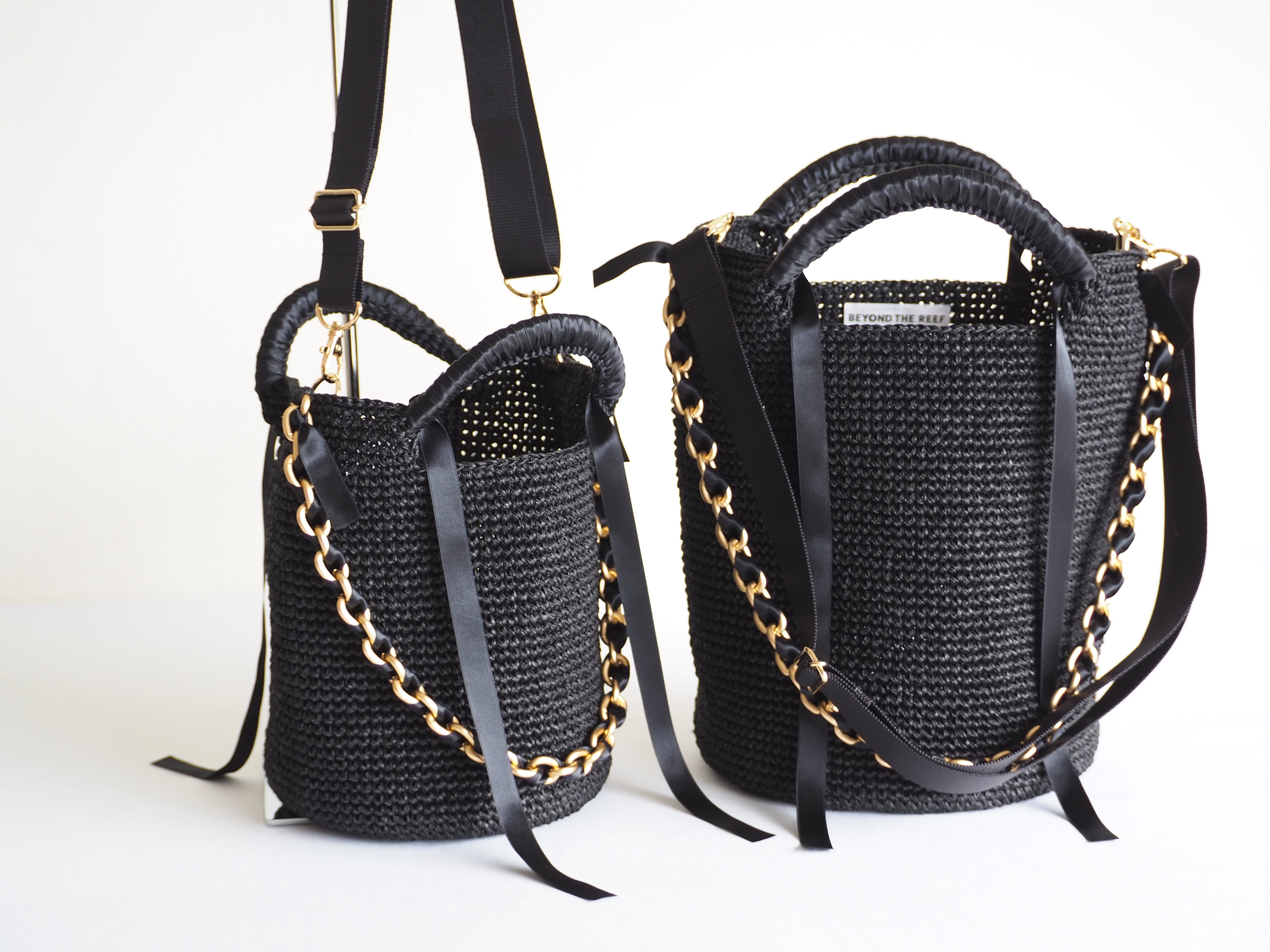 BEYOND THE REEF ♡ミニヘンプ　シルバーチェーン New！ ミニヘンプ・プチヘンプ New Black aw – BEYOND THE REEF