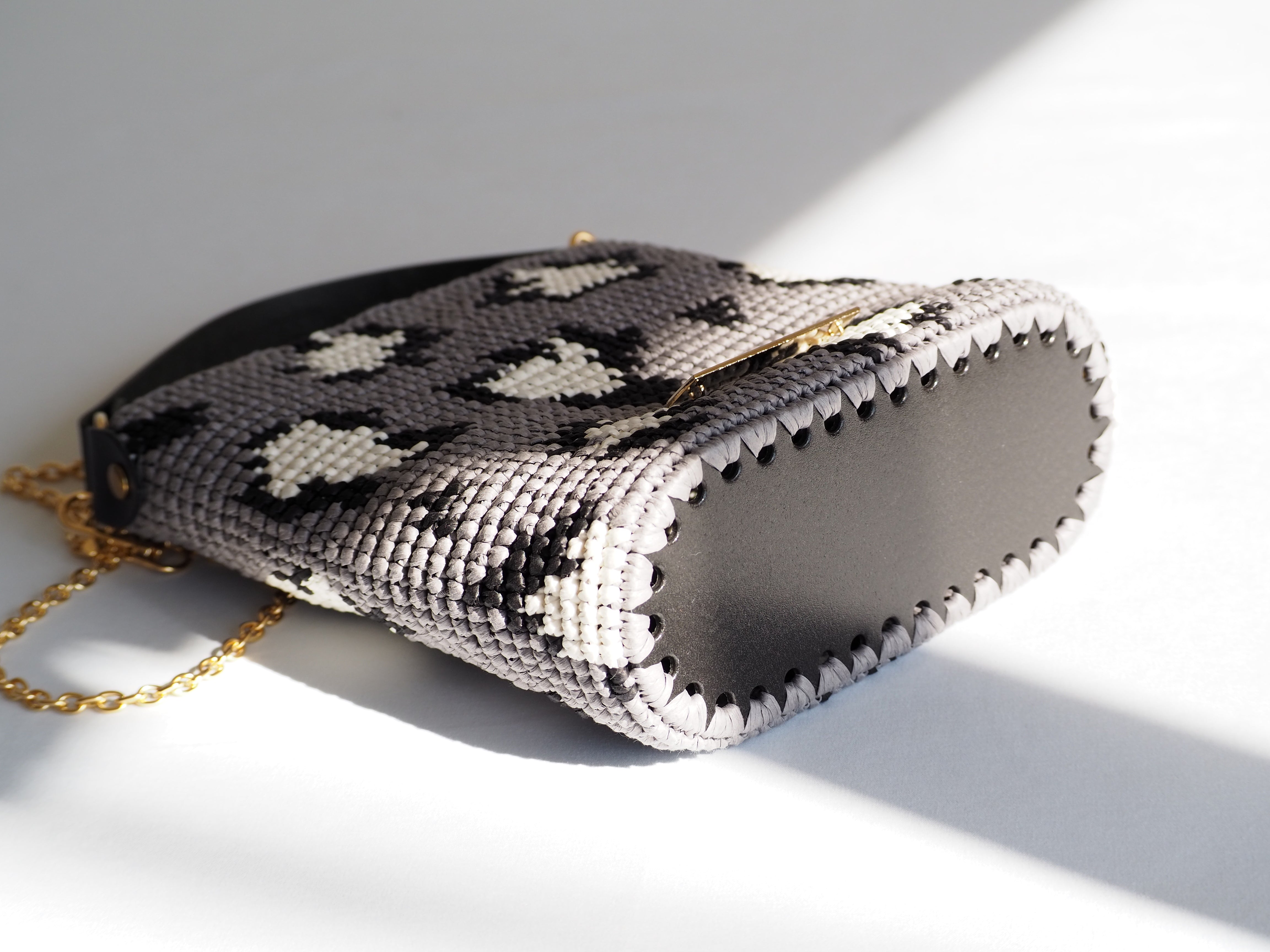 【かぎ針キット】Leopard Braid monotone / レオパード ブレイド