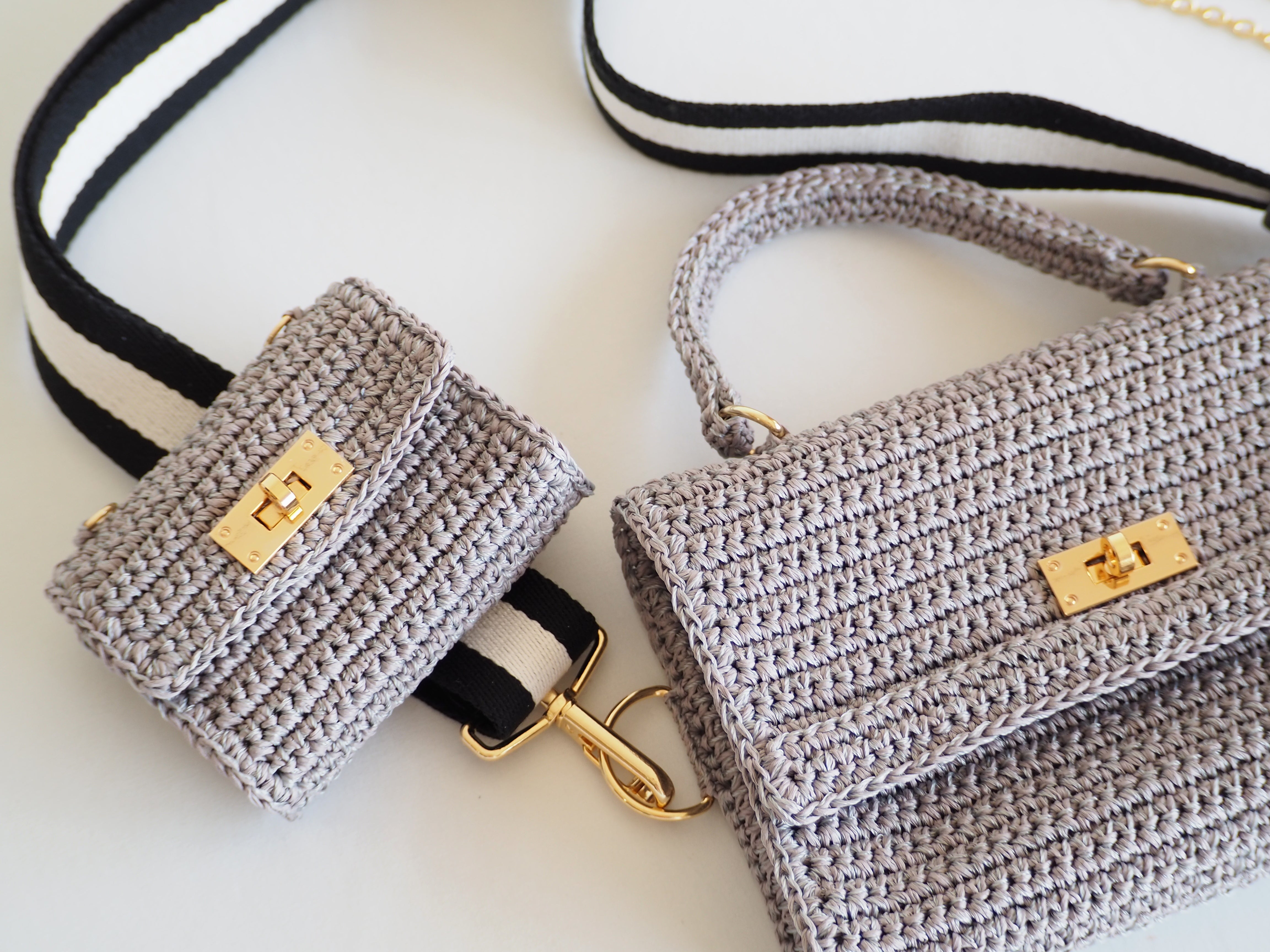 B kelly mini/ ビー ケリーミニ ダブル ※ストラップオプション