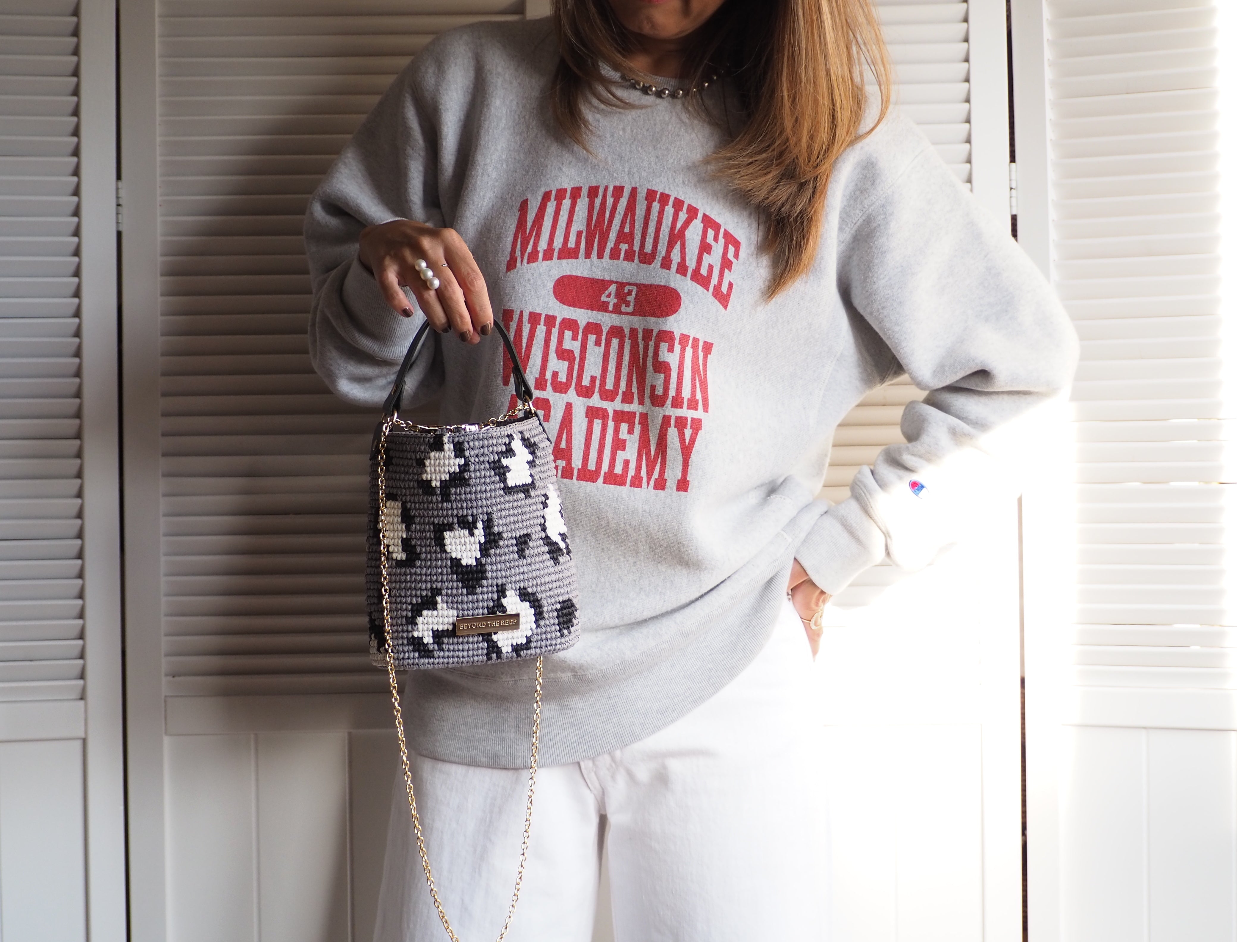 【かぎ針キット】Leopard Braid monotone / レオパード ブレイド