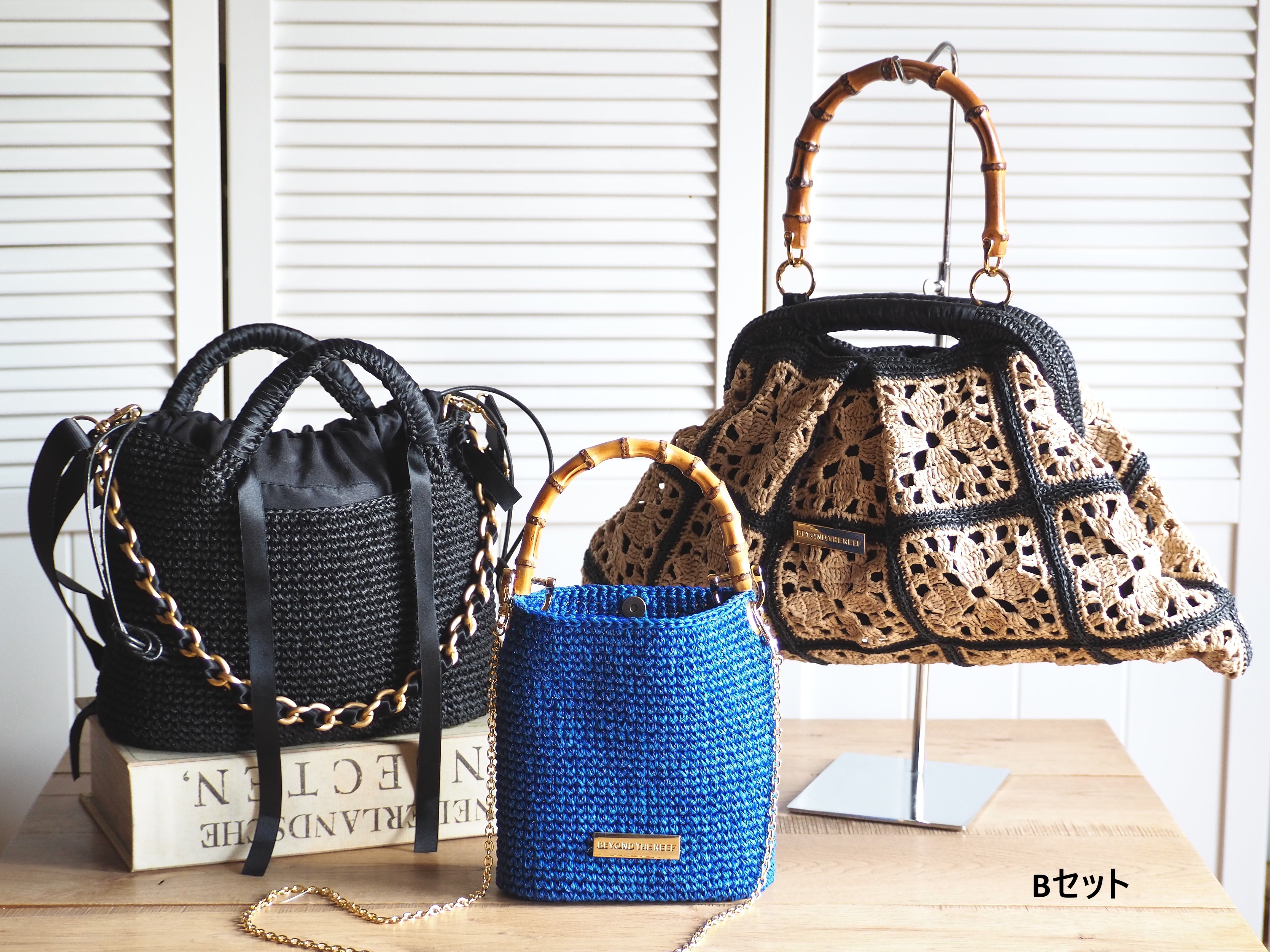 3点セット【美品】BEYOND THE REEF ヘンプバッグ ヘンプバッグ – BEYOND THE REEF