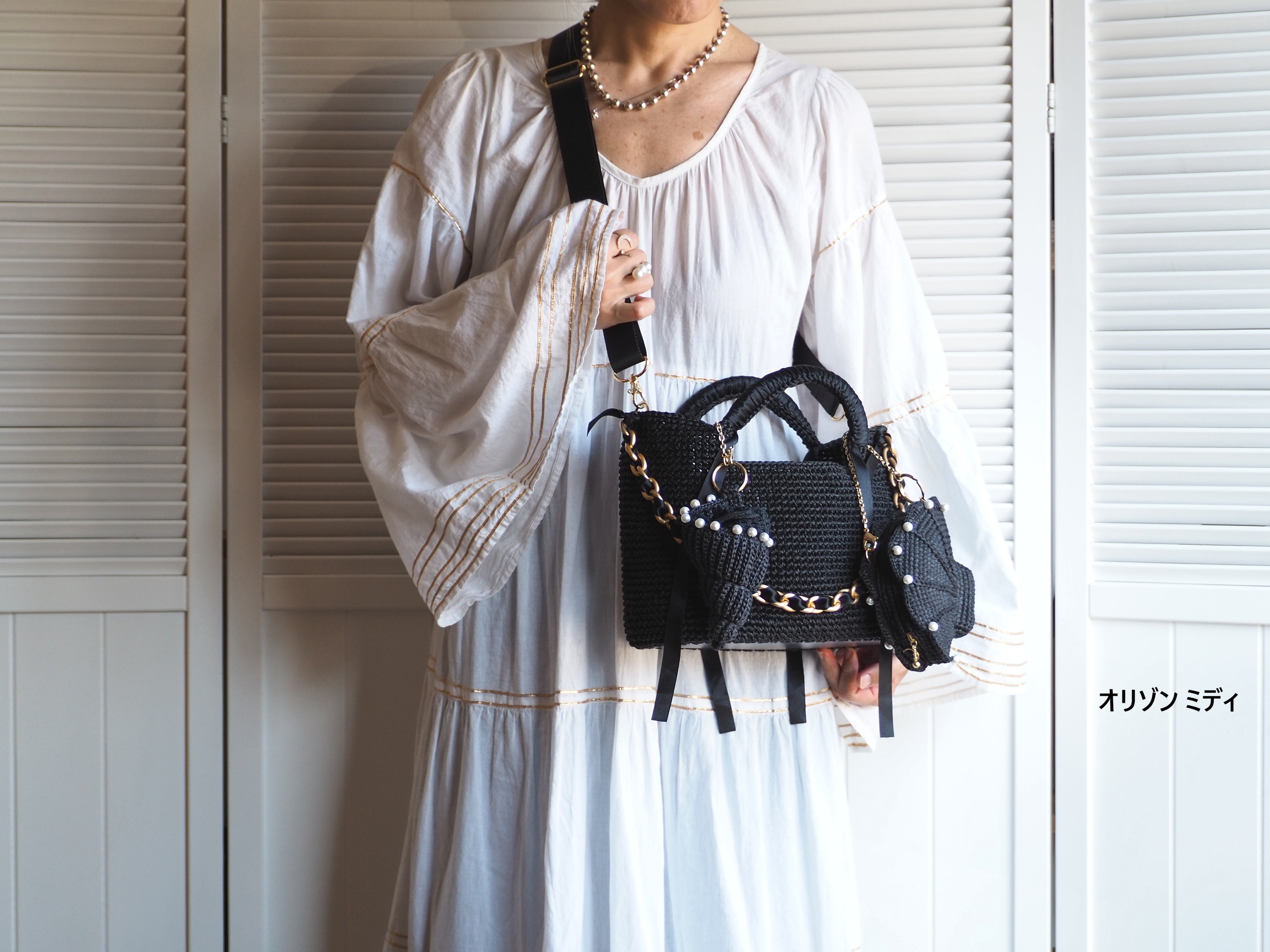 りりー様オーダー品 販売終了＜期間限定＞オリゾンBLACK＆シェルチャーム 特別セット