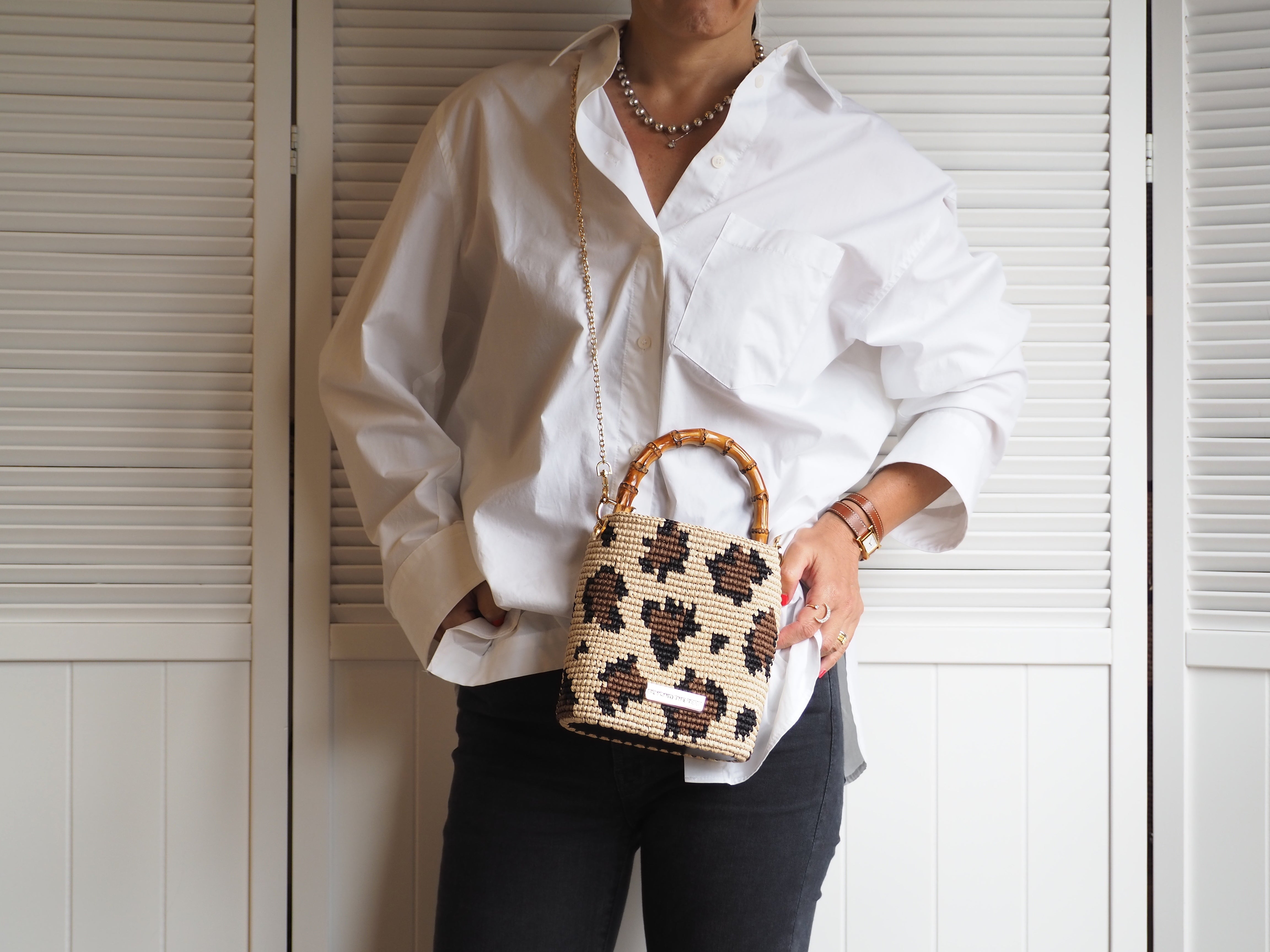 ぷっくりちびハートレオパレザー　No.475 Leopard Braid / レオパード ブレイド – BEYOND THE REEF