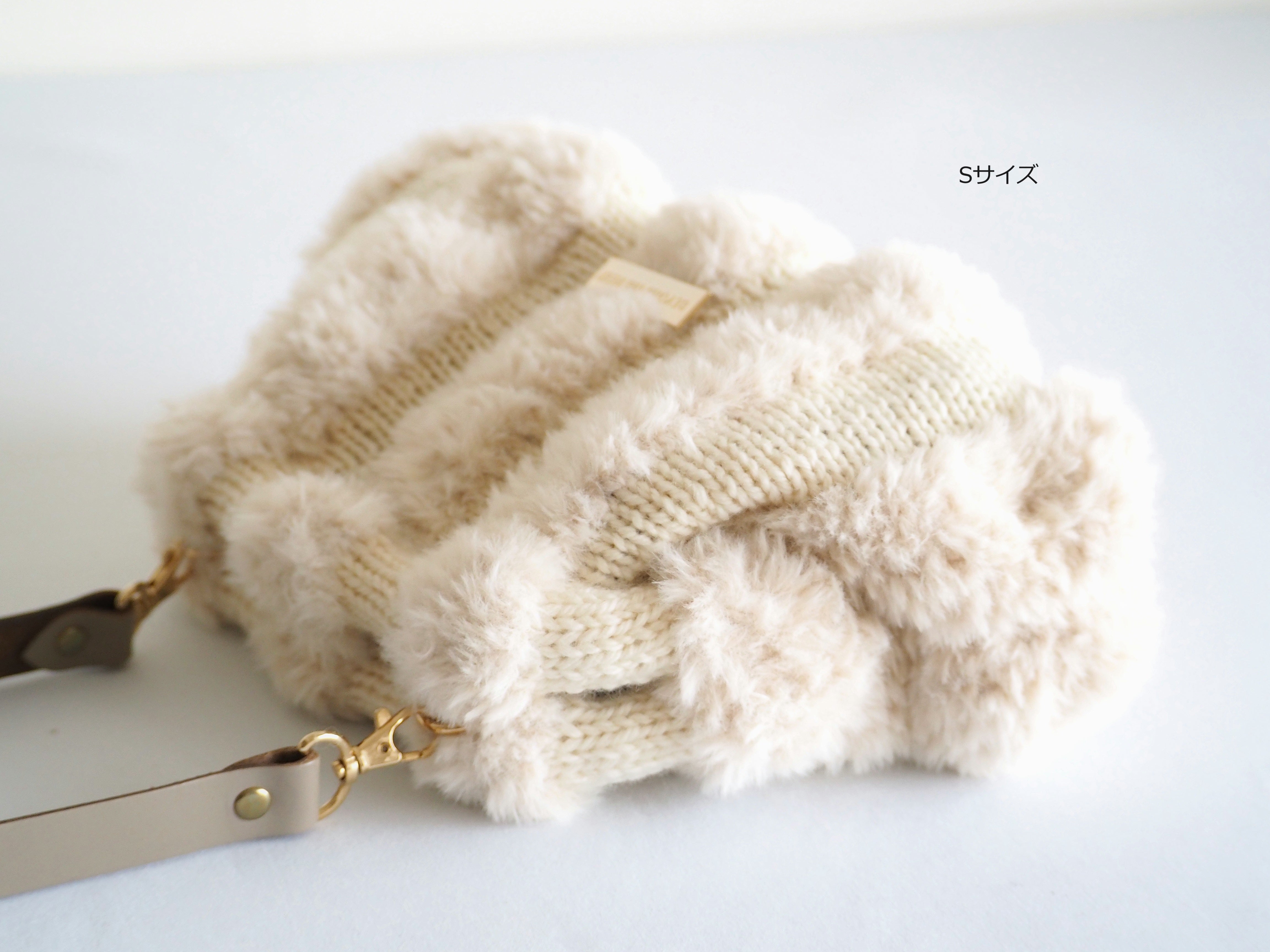 【棒針キット】Moco / モコ オフホワイト ※ストラップオプション