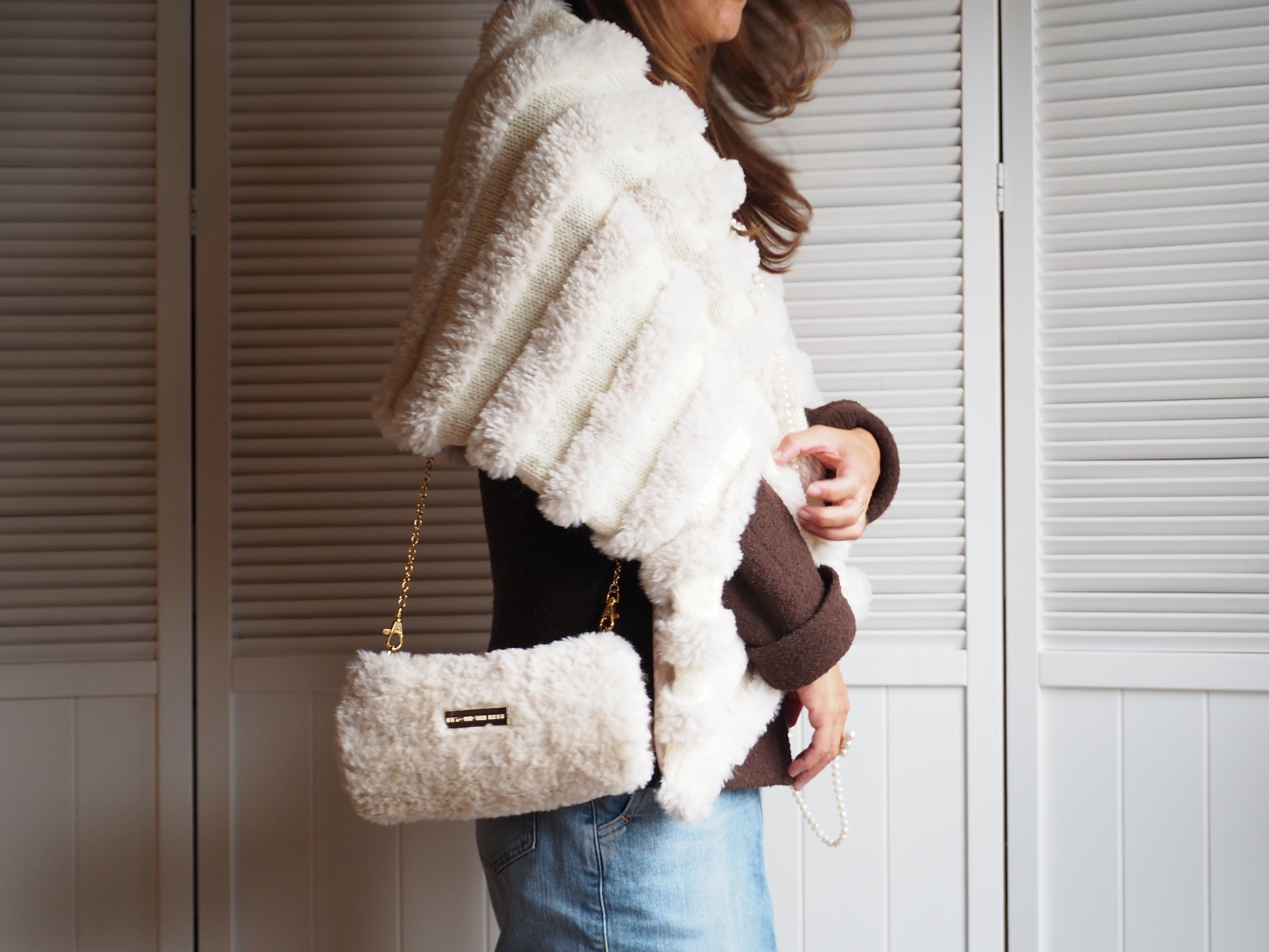 販売終了＜期間限定・特別価格＞ モコ ショール＆ポシェット 特別