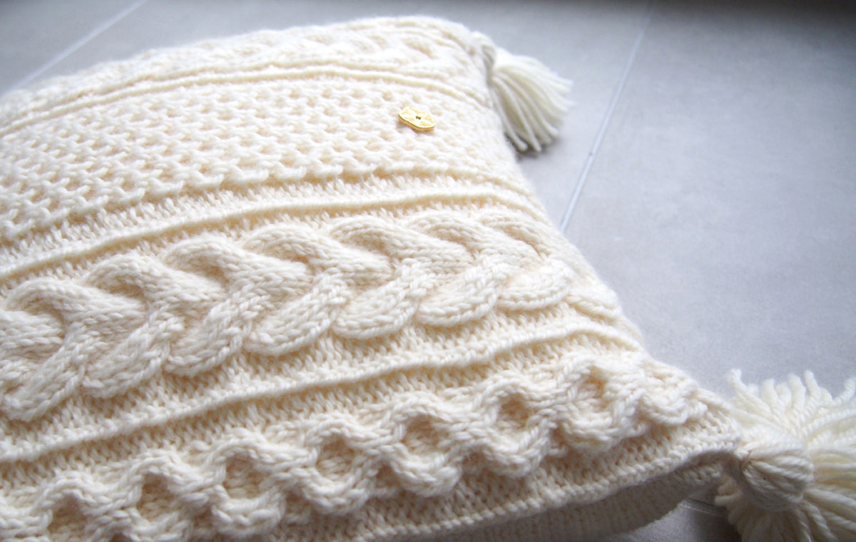 【棒針キット】クッションカバー Needle – BEYOND THE REEF