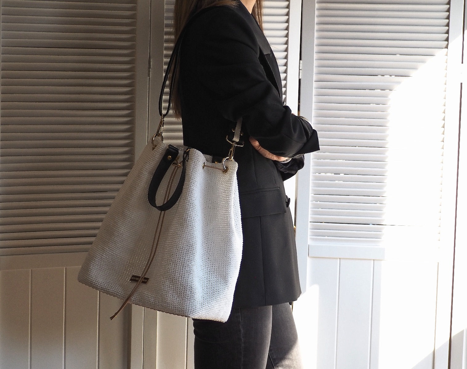 BEYOND THE REEF（ビヨンドザリーフ）／2WAYバッグ／ベージュ